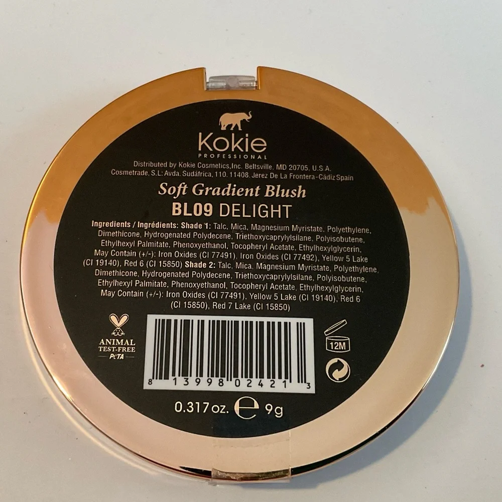 Kokie Soft Gradient Blush BLO9 DELIGHT - New